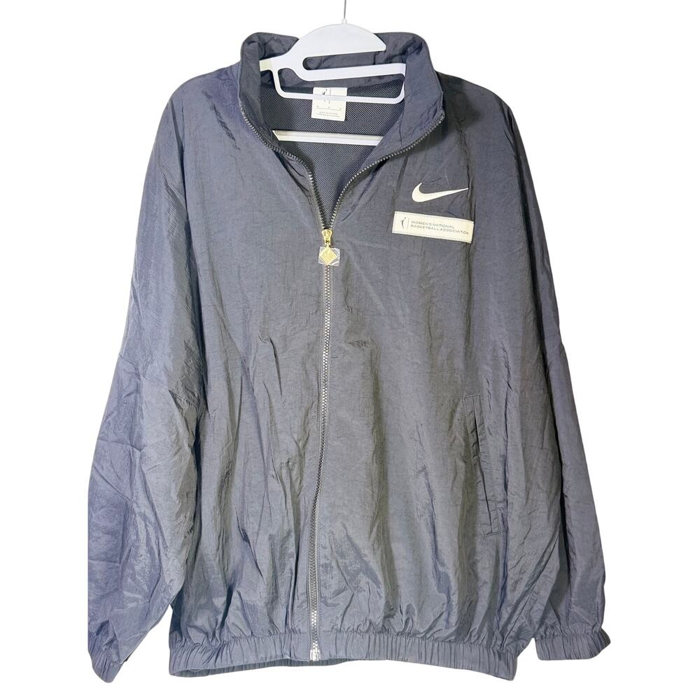 Nike WNBA Women’s Black Full-Zip Windbreaker Jacket Size Medium